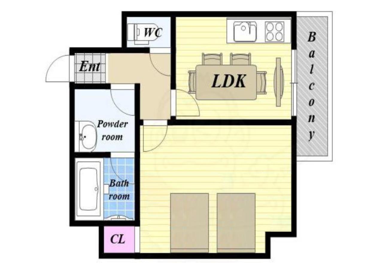 Residence Saku Osaka Exterior foto